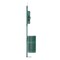 Emma and Oliver Kirk Pet Waste Station with Glow in the Dark Sign, Bag Dispenser, Hand Sanitizer & Trash Can with Lid - Includes 400 Pull Out Bags & 50 Can Liners
